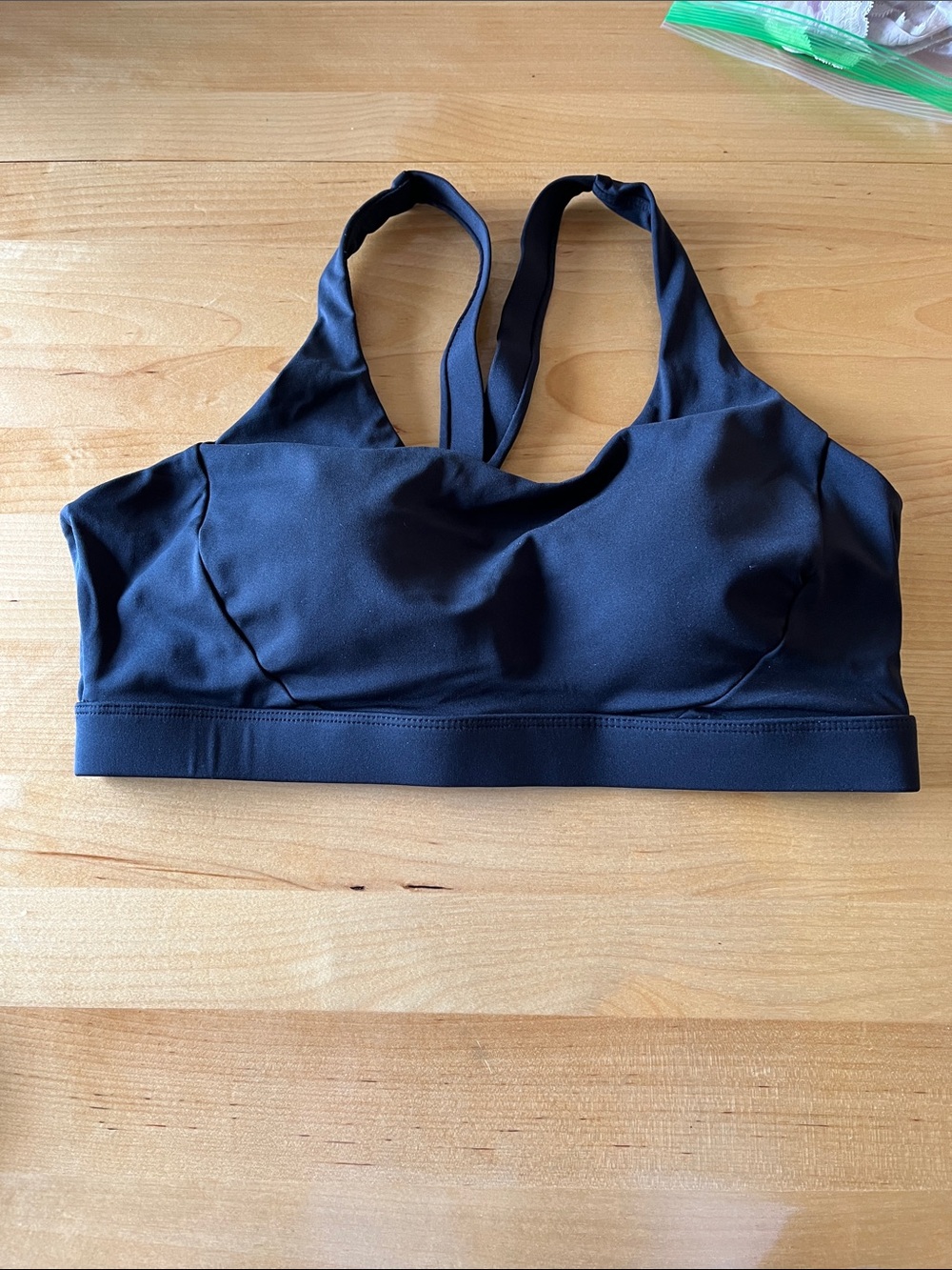 Black Women's Strappy Sports Bra - Comfort Support